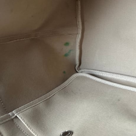 Herve Chapelier エルベシャプリエ 707GP リュクス舟型トートM マスティック×モカ 外観美品 made in France