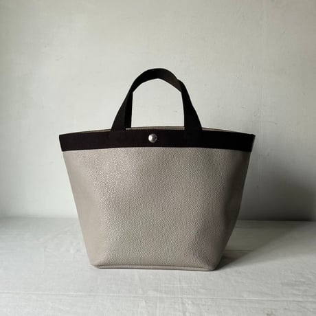 Herve Chapelier エルベシャプリエ 707GP リュクス舟型トートM マスティック×モカ 外観美品 made in France