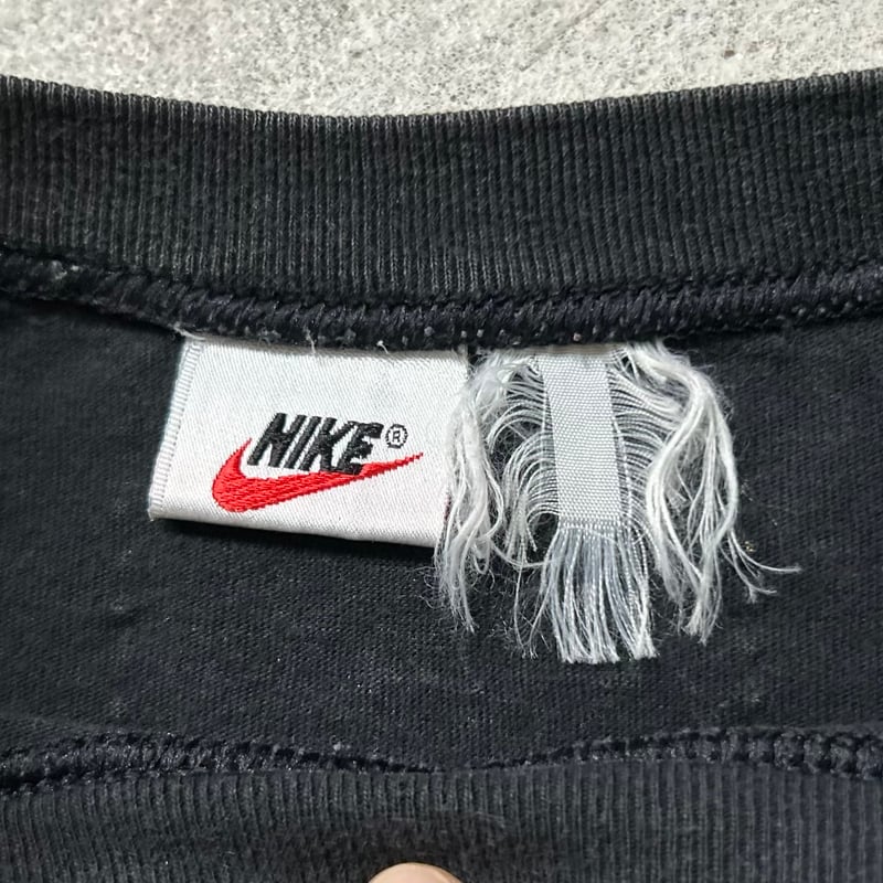 90s NIKE ナイキ ビッグスウッシュ ヴィンテージTシャツ ロンT