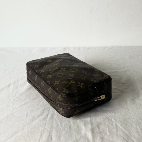 LOUIS VUITTON  ルイ・ヴィトン  モノグラムライン「トゥルース・トワレット23」M47524  70s80sヴィンテージ 布製織りタグ フランス製 made in France