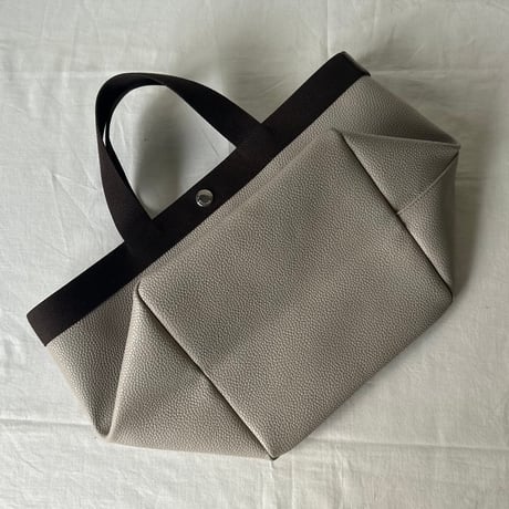 Herve Chapelier エルベシャプリエ 707GP リュクス舟型トートM マスティック×モカ 外観美品 made in France