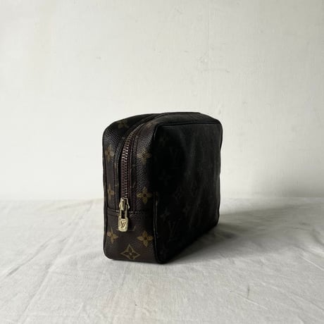 LOUIS VUITTON  ルイ・ヴィトン  モノグラムライン「トゥルース・トワレット23」M47524  70s80sヴィンテージ 布製織りタグ フランス製 made in France