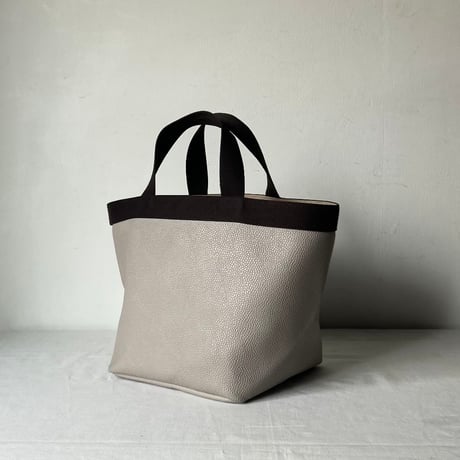 Herve Chapelier エルベシャプリエ 707GP リュクス舟型トートM マスティック×モカ 外観美品 made in France