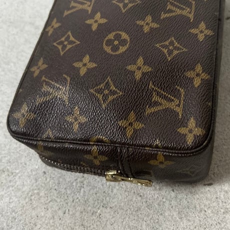LOUIS VUITTON  ルイ・ヴィトン  モノグラムライン「トゥルース・トワレット23」M47524  70s80sヴィンテージ 布製織りタグ フランス製 made in France