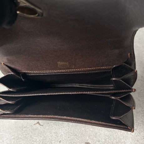 GUCCI グッチ  オールドグッチ 70s80sヴィンテージ GGプラス(GGスプリーム) PVC/ピッグスキン レザーショルダー バッグ 美品