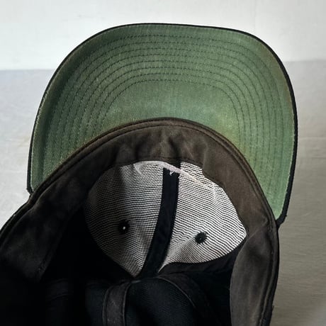 90s NIKE CLASSIC PRO FITTED オールドナイキ ウール混 キャップ 黒 size 7 ヴィンテージナイキ スウッシュ 刺繍