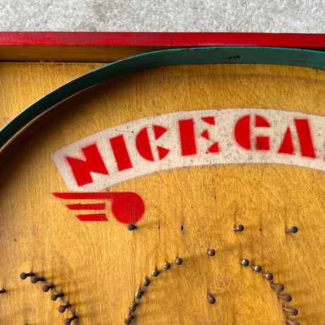 1950年代 当時物 木製スマートボール『NICE GAME』 / 卓上ピンボール コリントゲーム・ベルの音色が綺麗!!  【実動品】