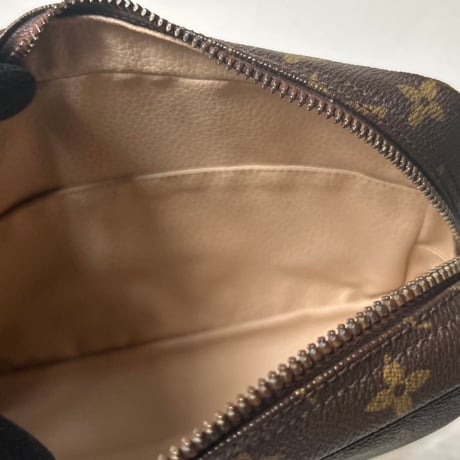 LOUIS VUITTON  ルイ・ヴィトン  モノグラムライン「トゥルース・トワレット23」M47524  70s80sヴィンテージ 布製織りタグ フランス製 made in France