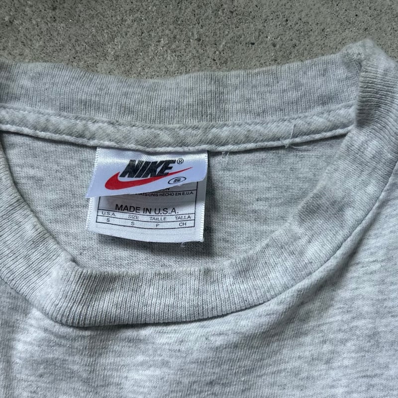 90s NIKE ナイキ ビッグスウッシュ プリント ヴィンテージTシャツ size