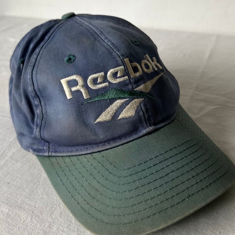 90s Vintage Reebok 2-Tone Vector Logo Cap ヴィンテー
