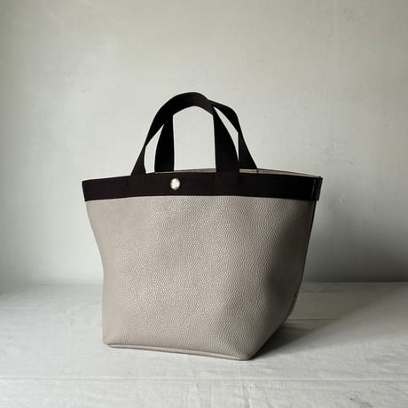 Herve Chapelier エルベシャプリエ 707GP リュクス舟型トートM マスティック×モカ 外観美品 made in France