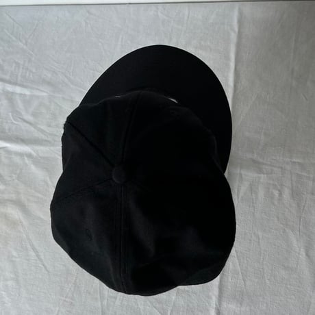 90s NIKE CLASSIC PRO FITTED オールドナイキ ウール混 キャップ 黒 size 7 ヴィンテージナイキ スウッシュ 刺繍