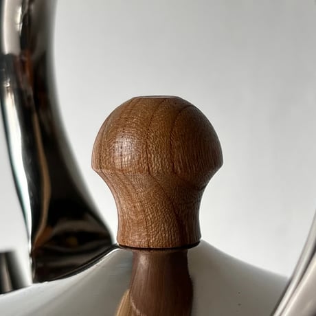FINE KETTLE ファインケトル morico モリコ (森井金属興業) 18-8ステンレス ケトル 籐巻きハンドル 2.0L 新潟燕三条  未使用・元箱タグ付