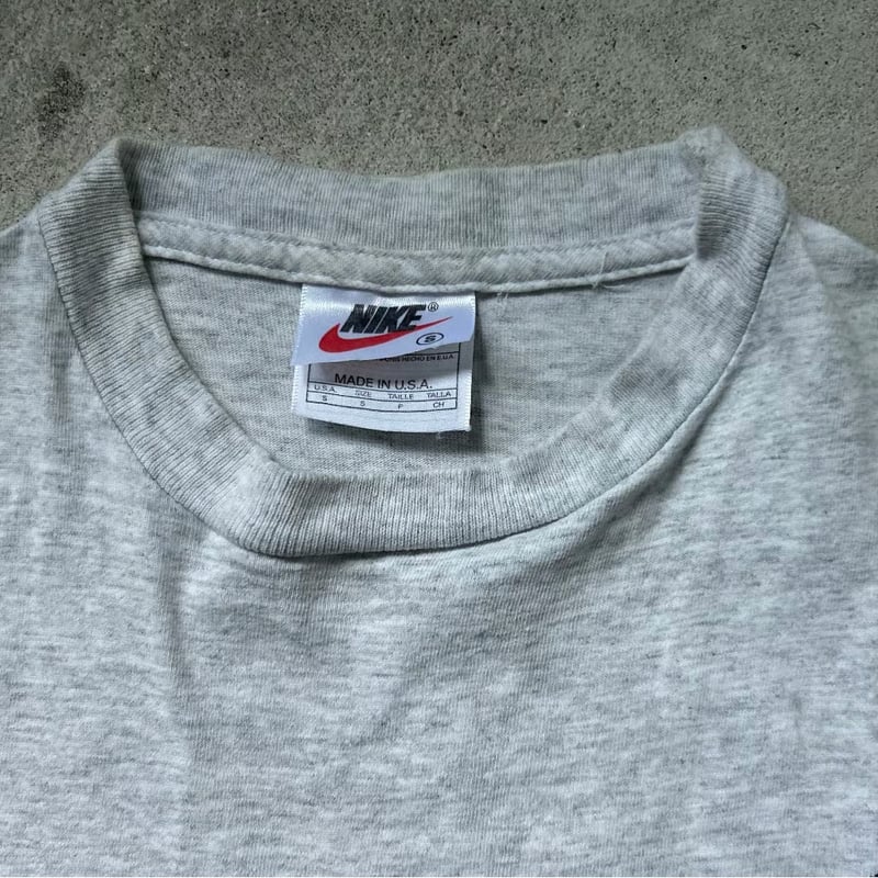 90s NIKE ナイキ ビッグスウッシュ プリント ヴィンテージTシャツ size