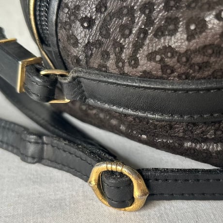Piero Guidi ピエロ グイディ  Balena バレーナ  レザーミニショルダーバッグ 90sヴィンテージ  made in italy 良品