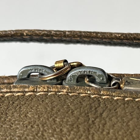 GUCCI  オールドグッチ 70s クレストタグ オーバルインターロッキング レザー ミニショルダーバッグ オリーブ ミリタリーグリーン 本革 ゴールド金具 made in italy 良品