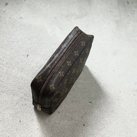 LOUIS VUITTON  ルイ・ヴィトン  モノグラムライン「トゥルース・トワレット23」M47524  70s80sヴィンテージ 布製織りタグ フランス製 made in France
