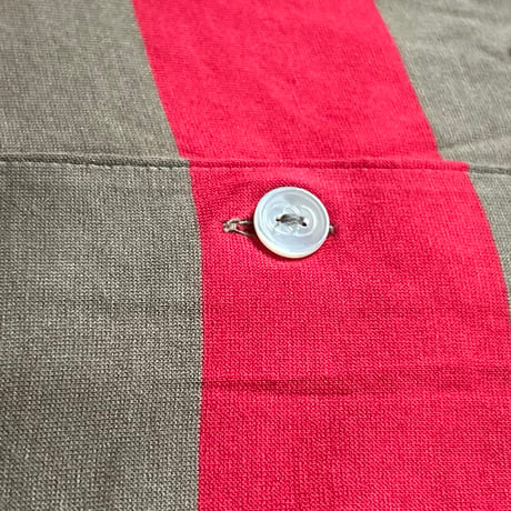 GUCCI  オールドグッチ 80sヴィンテージ ボーダー ポロシャツ  size M  イタリア製 GGシェルボタン Vintage used 美品