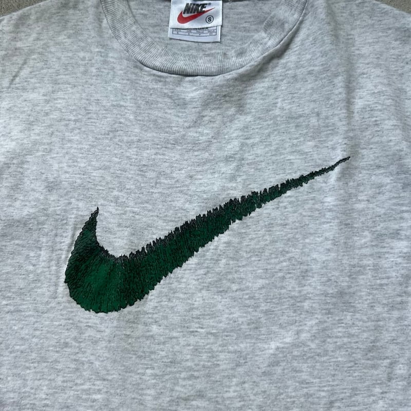 90s NIKE ナイキ ビッグスウッシュ プリント ヴィンテージTシャツ size