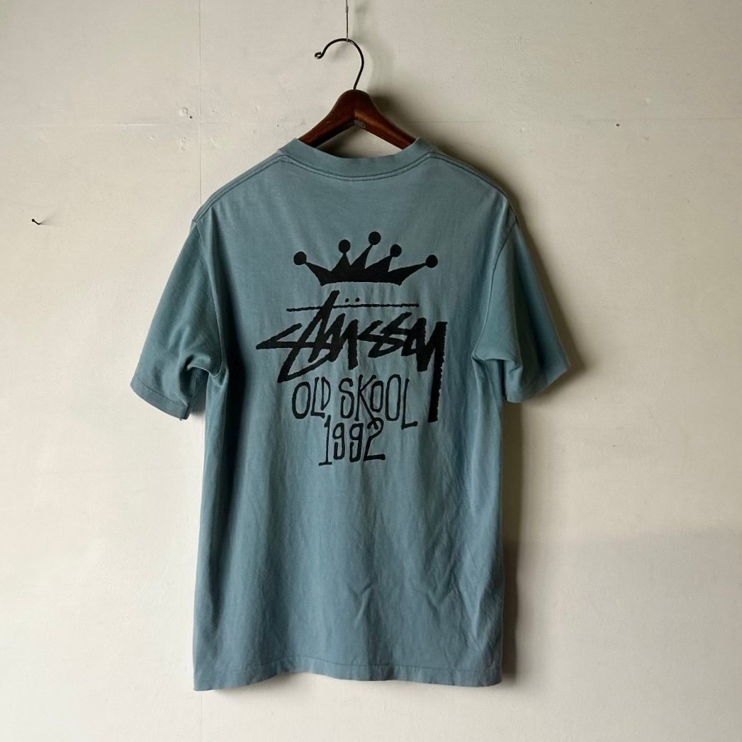 n*e様 オールドステューシー Tシャツ OLD SKOOL 1992 90s OLD STUSSY オールドステューシー 
