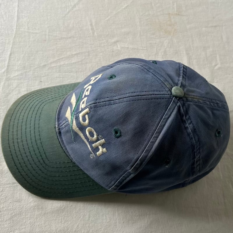 90s Vintage Reebok 2-Tone Vector Logo Cap ヴィンテー