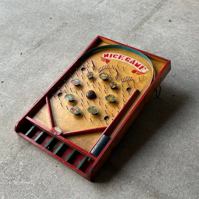 1950年代 当時物 木製スマートボール『NICE GAME』 / 卓上ピンボール