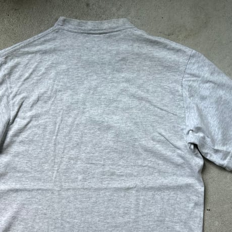 90s NIKE ナイキ ビッグスウッシュ プリント ヴィンテージTシャツ size S  霜降りグレー 白タグ used  made in USA
