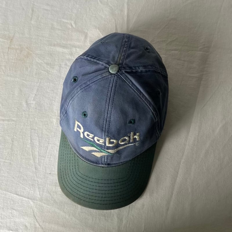 90s Vintage Reebok 2-Tone Vector Logo Cap ヴィンテー