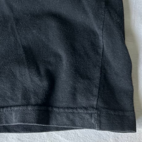 90s NIKE ナイキ ビッグスウッシュ ヴィンテージTシャツ ロンT ブラック 両面プリント size S  白タグ 長袖 Tシャツ  黒  used  made in USA