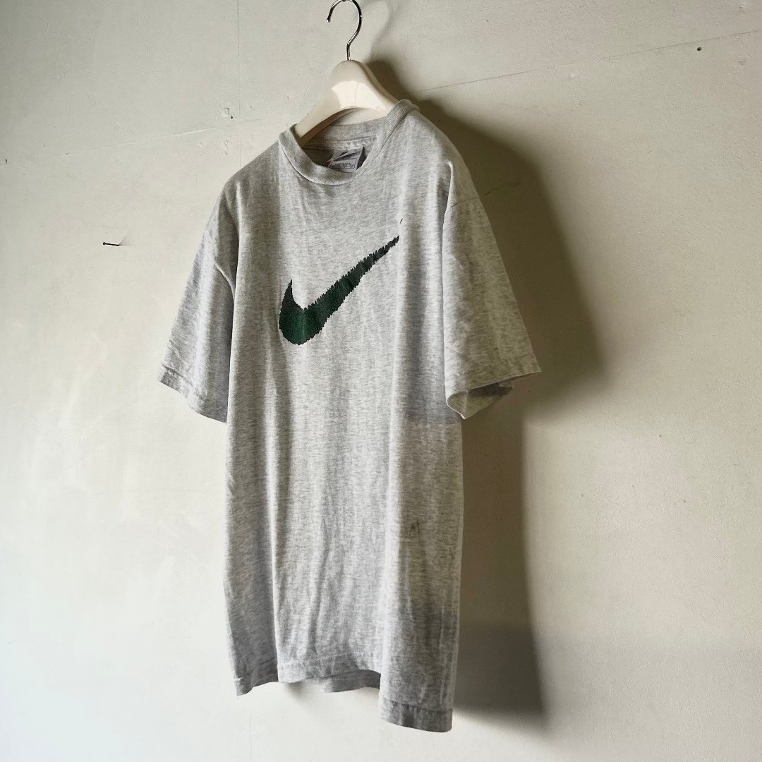 90s NIKE ナイキ ビッグスウッシュ プリント ヴィンテージTシャツ size