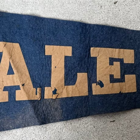 1930s-50s USA製 YALE University  ウールフェルト ペナント EPSTEIN NOVELTY CO. 刻印タグ付きノベルティ製 / イェール大学 カレッジ フラッグ
