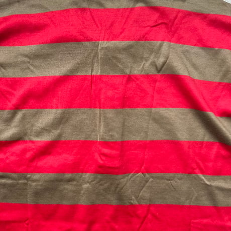 GUCCI  オールドグッチ 80sヴィンテージ ボーダー ポロシャツ  size M  イタリア製 GGシェルボタン Vintage used 美品