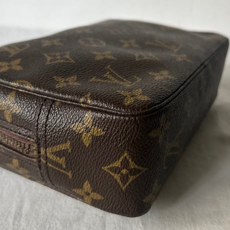 LOUIS VUITTON  ルイ・ヴィトン  モノグラムライン「トゥルース・トワレット23」M47524  70s80sヴィンテージ 布製織りタグ フランス製 made in France