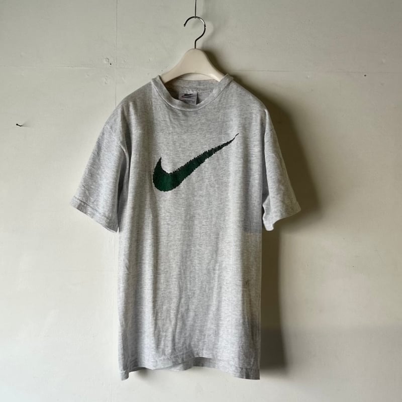 90s NIKE ナイキ ビッグスウッシュ プリント ヴィンテージTシャツ size