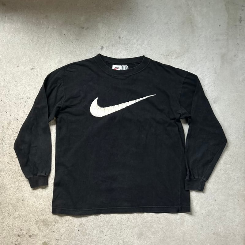 90s NIKE ナイキ ビッグスウッシュ ヴィンテージTシャツ ロンT