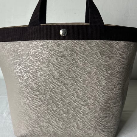 Herve Chapelier エルベシャプリエ 707GP リュクス舟型トートM マスティック×モカ 外観美品 made in France