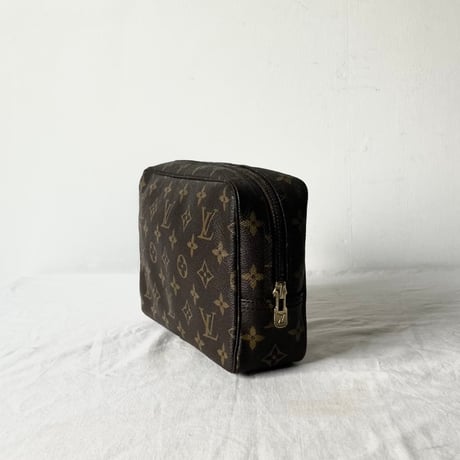 LOUIS VUITTON  ルイ・ヴィトン  モノグラムライン「トゥルース・トワレット23」M47524  70s80sヴィンテージ 布製織りタグ フランス製 made in France