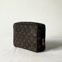 LOUIS VUITTON  ルイ・ヴィトン  モノグラムライン「トゥルース・トワレット23」M47524  70s80sヴィンテージ 布製織りタグ フランス製 made in France