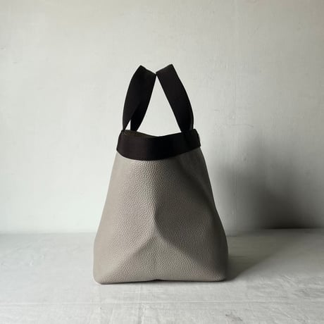 Herve Chapelier エルベシャプリエ 707GP リュクス舟型トートM マスティック×モカ 外観美品 made in France