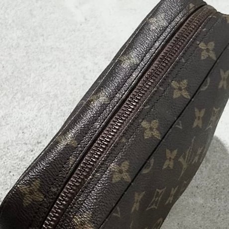 LOUIS VUITTON  ルイ・ヴィトン  モノグラムライン「トゥルース・トワレット23」M47524  70s80sヴィンテージ 布製織りタグ フランス製 made in France