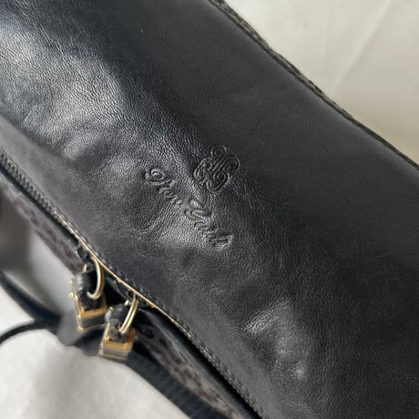 Piero Guidi ピエロ グイディ  Balena バレーナ  レザーミニショルダーバッグ 90sヴィンテージ  made in italy 良品