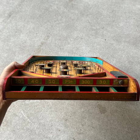 1950年代 当時物 木製スマートボール『NICE GAME』 / 卓上ピンボール コリントゲーム・ベルの音色が綺麗!!  【実動品】
