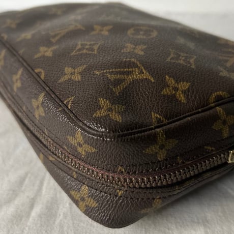 LOUIS VUITTON  ルイ・ヴィトン  モノグラムライン「トゥルース・トワレット23」M47524  70s80sヴィンテージ 布製織りタグ フランス製 made in France