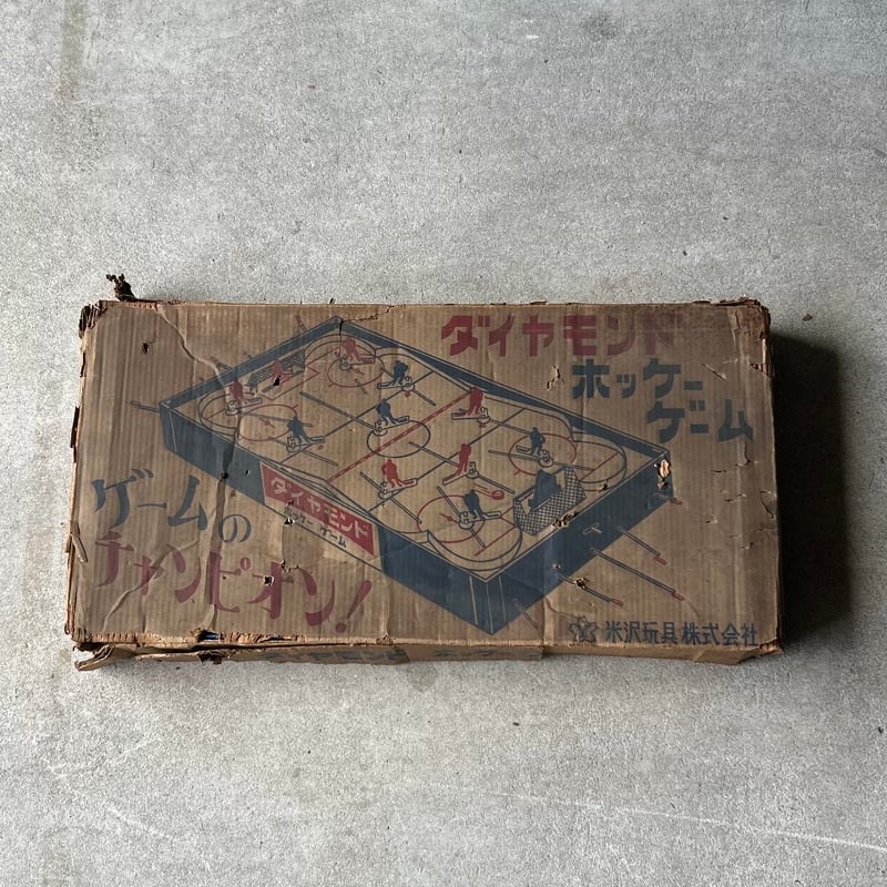 1959年発売 ヨネザワ (米沢玩具) ダイヤモンドホッケーゲーム / ブリキ