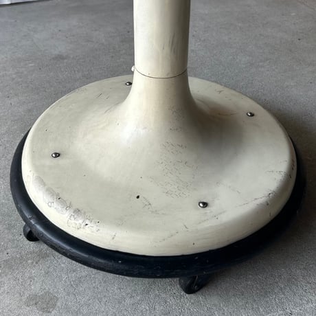 1940-50s NAKAJIMA DENTAL MFG. CO., LTD  ヴィンテージ ロータリーキャビネット ガラスつまみ ダイヤガラス 360度回転式 歯科用備品棚 什器 良品