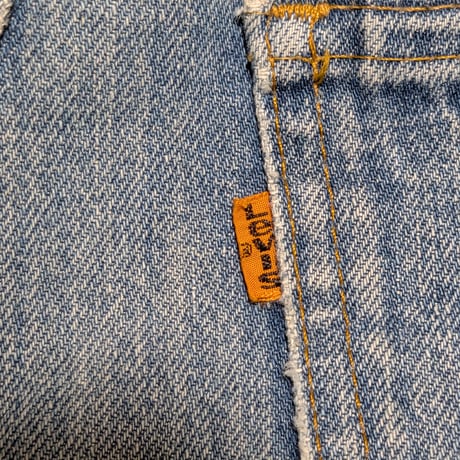 79s Levi’s 505 Orange Tab 42 TALON Denim Pants