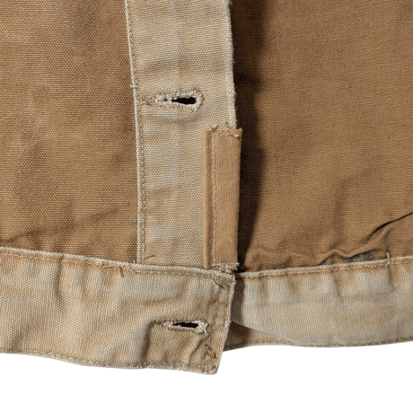80s Carhartt 100th Anniversary Duck Trucker Jacket Custom