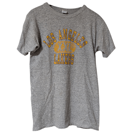 80s Champion “Los Angeles Lakers” Print T-Shirt