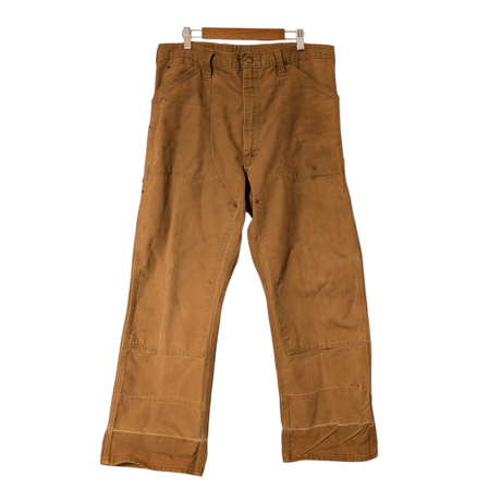 70s Carhartt Brown Duck Double Knee Painter Pants