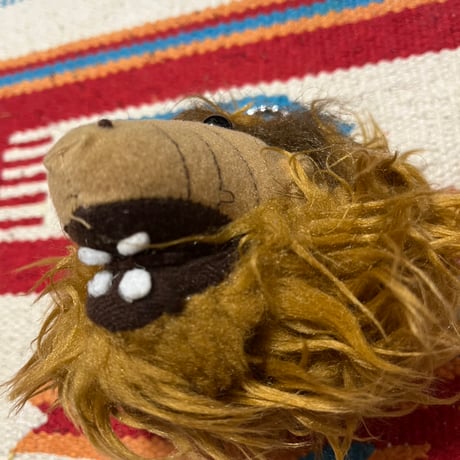 Vintage ALF Face Plush Pouch Keychain